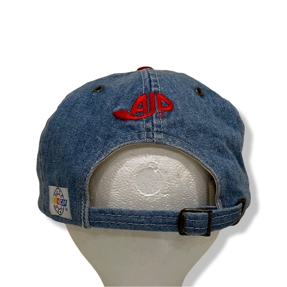 Vintage 90s Nascar Kellogg’s Corn Flakes Denim Adjustable Hat - Picture 3 of 5